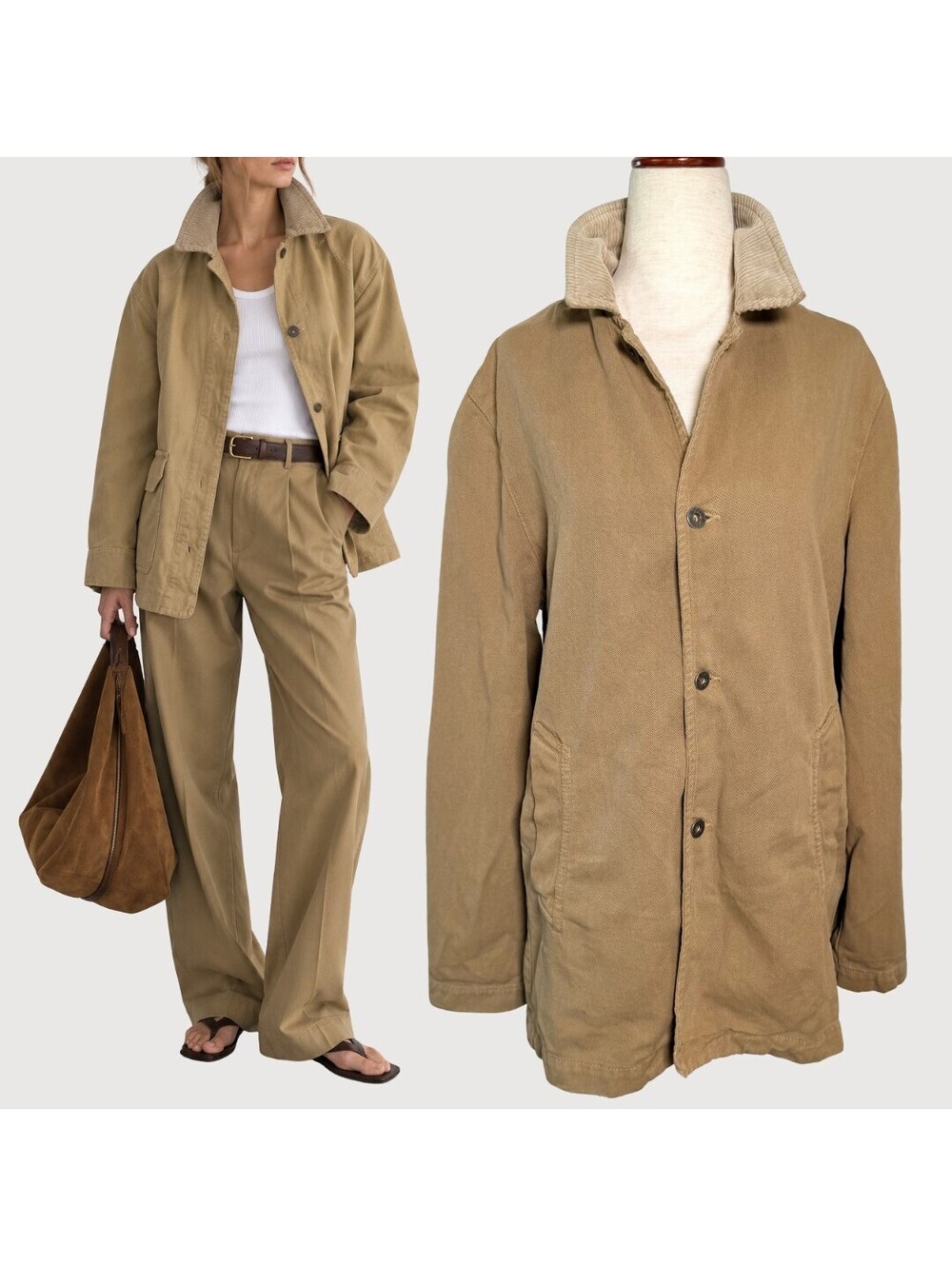 Vintage 90s Adriano Goldschmied A.Gold E. Barn Jacket XS